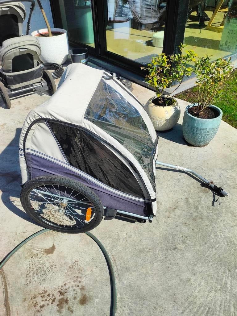 Fiets aanhangwagen voor kinderen, Ophalen