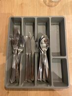 Lot couverts + range-couverts, Maison & Meubles, Cuisine | Couverts, Enlèvement, Utilisé, Inox ou Chrome, Couverts en vrac