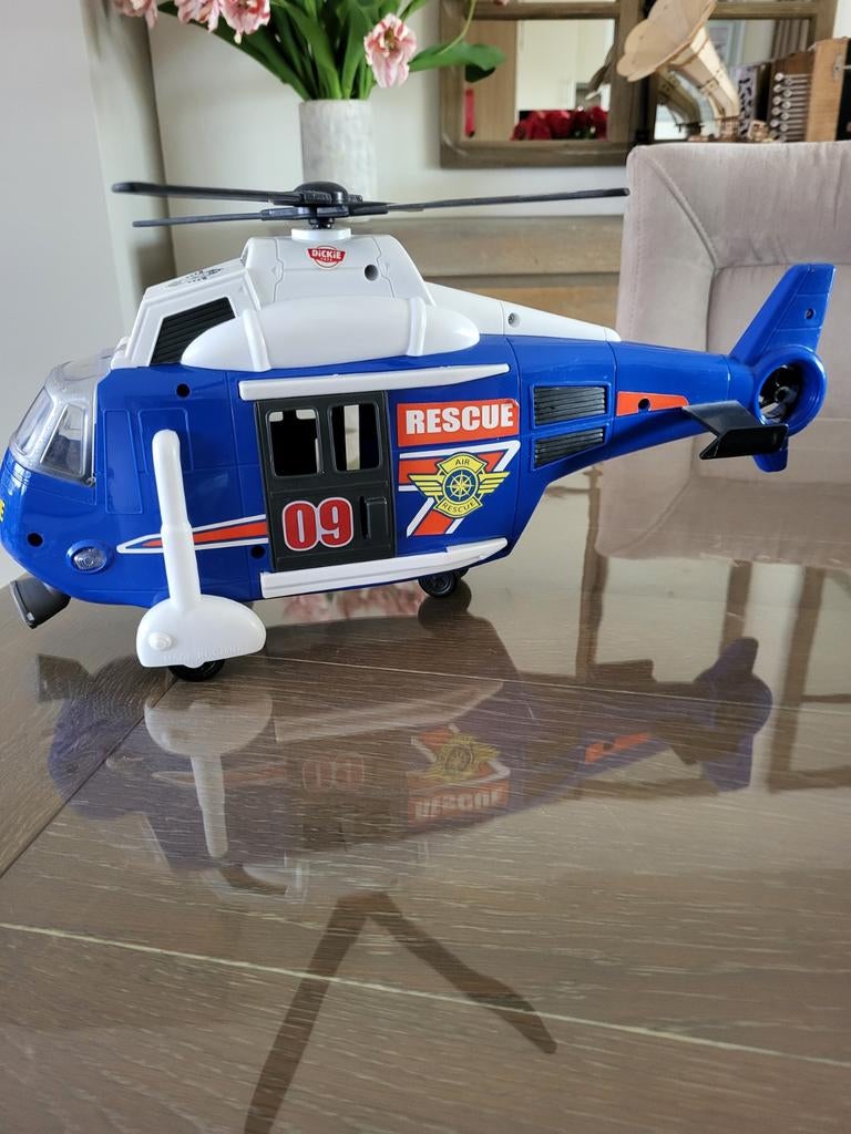 Helikopter merk Dickie Toys., Ophalen