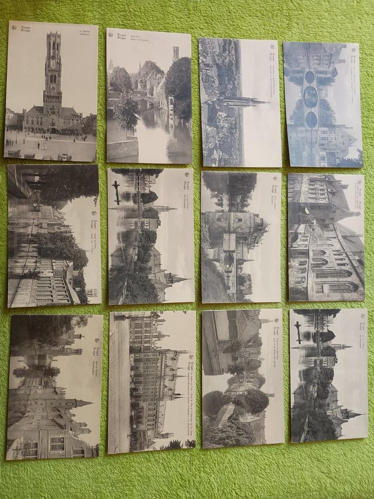 Oude postkaarten Brugge ., Ophalen of Verzenden