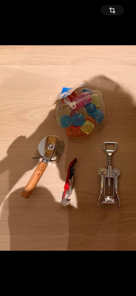 Pizzames + ijsblokjes + flessenopeners, Ophalen, Nieuw