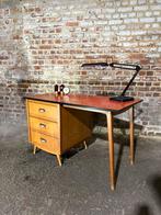 Table - bureau scandinave vintage teck massif et formica, Enlèvement