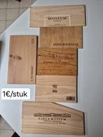 Wijnkisten en fronten, Ophalen