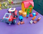 Playmobil boerderij met tractor, Ophalen of Verzenden, Zo goed als nieuw, Complete set