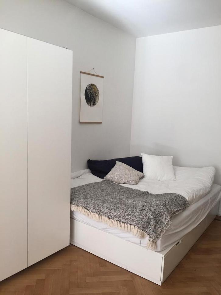 Dubbel bed met veel opbergruimte, Huis en Inrichting, Slaapkamer | Bedden, Ophalen