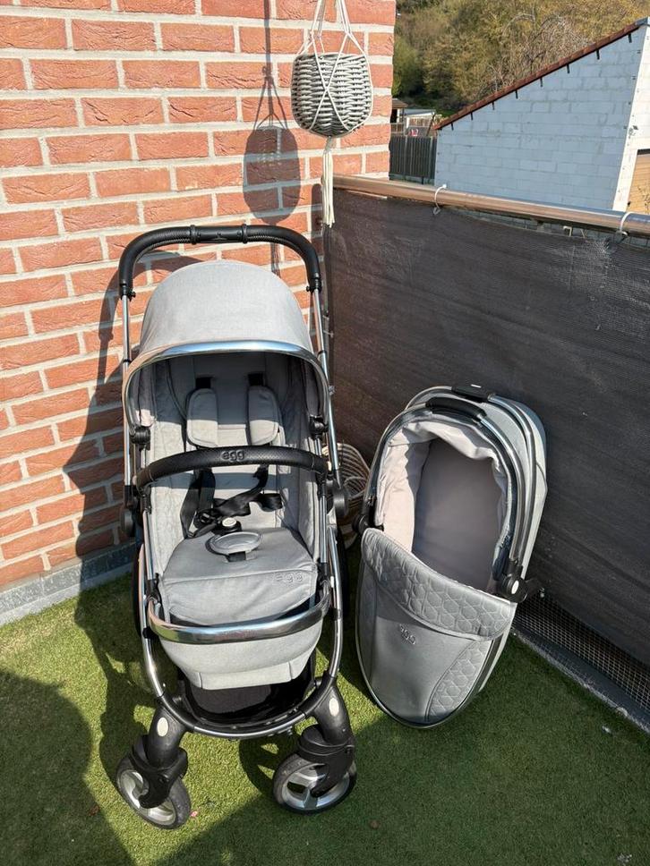 Poussette egg2, Enfants & Bébés, Poussettes & Combinaisons, Utilisé, Poussette combi, Pneus, Avec nacelle, Tige de poussée réglable