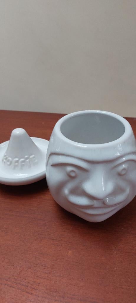 Vintage voorraadpot koffie, Ophalen