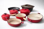Ensemble Le Creuset - Enzo Mari (8 pièces), Enlèvement ou Envoi, Comme neuf, Plaque céramique, Fonte