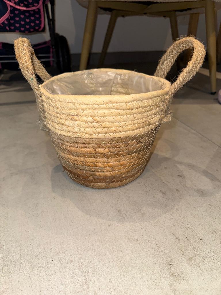 Panier Casa en osier, Enlèvement ou Envoi, Rond, Comme neuf, Panier