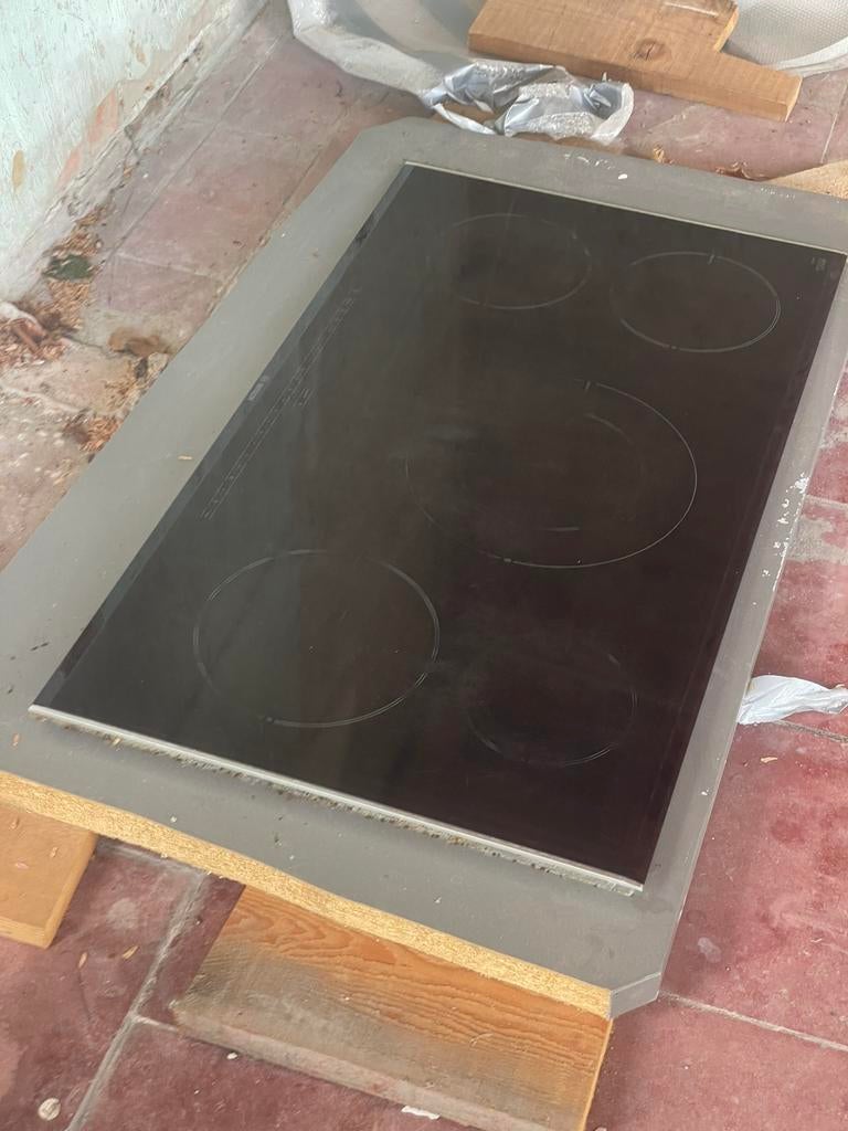 Bosch inductie kookplaat 92,5 X 51,5 5 pitten pik975n24e, Ophalen, Gebruikt, Energieklasse A of zuiniger, Inbouw