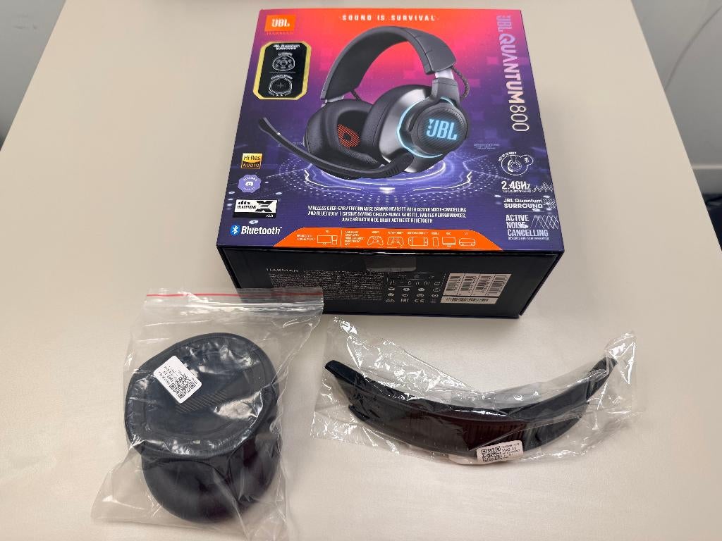 Casque de jeu JBL Quantum 800 noir, Over-ear, Sans fil, Enlèvement ou Envoi, JBL