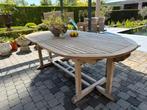 Tuintafel, Ophalen, Gebruikt, Ovaal, Teakhout