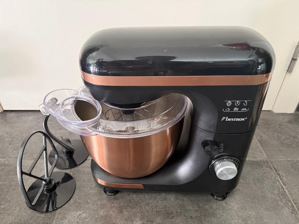 Bestron Copper Collection AKM900CO Batteur 2.5 litres 1000 W, Electroménager, Mélangeurs de cuisine, 2 à 3 litres, Enlèvement