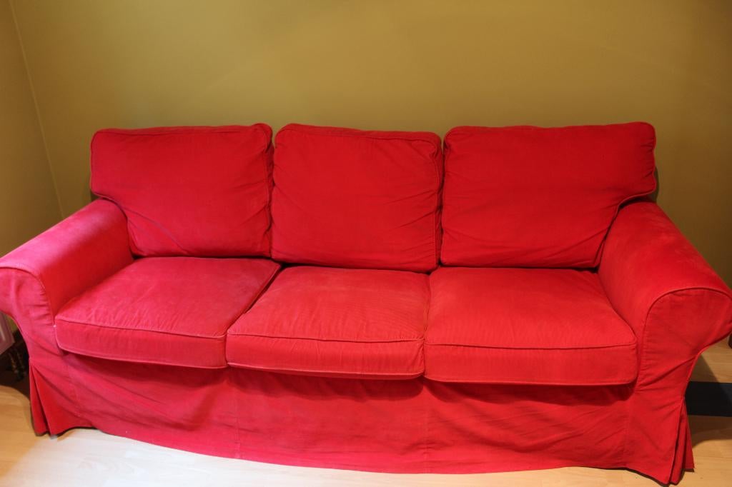 Canapé 3 places EKTORP, Enlèvement, Comme neuf, Trois personnes, Banc droit