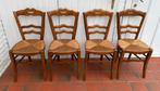 4 chaises campagnarde vintage, Maison & Meubles, Enlèvement, Utilisé