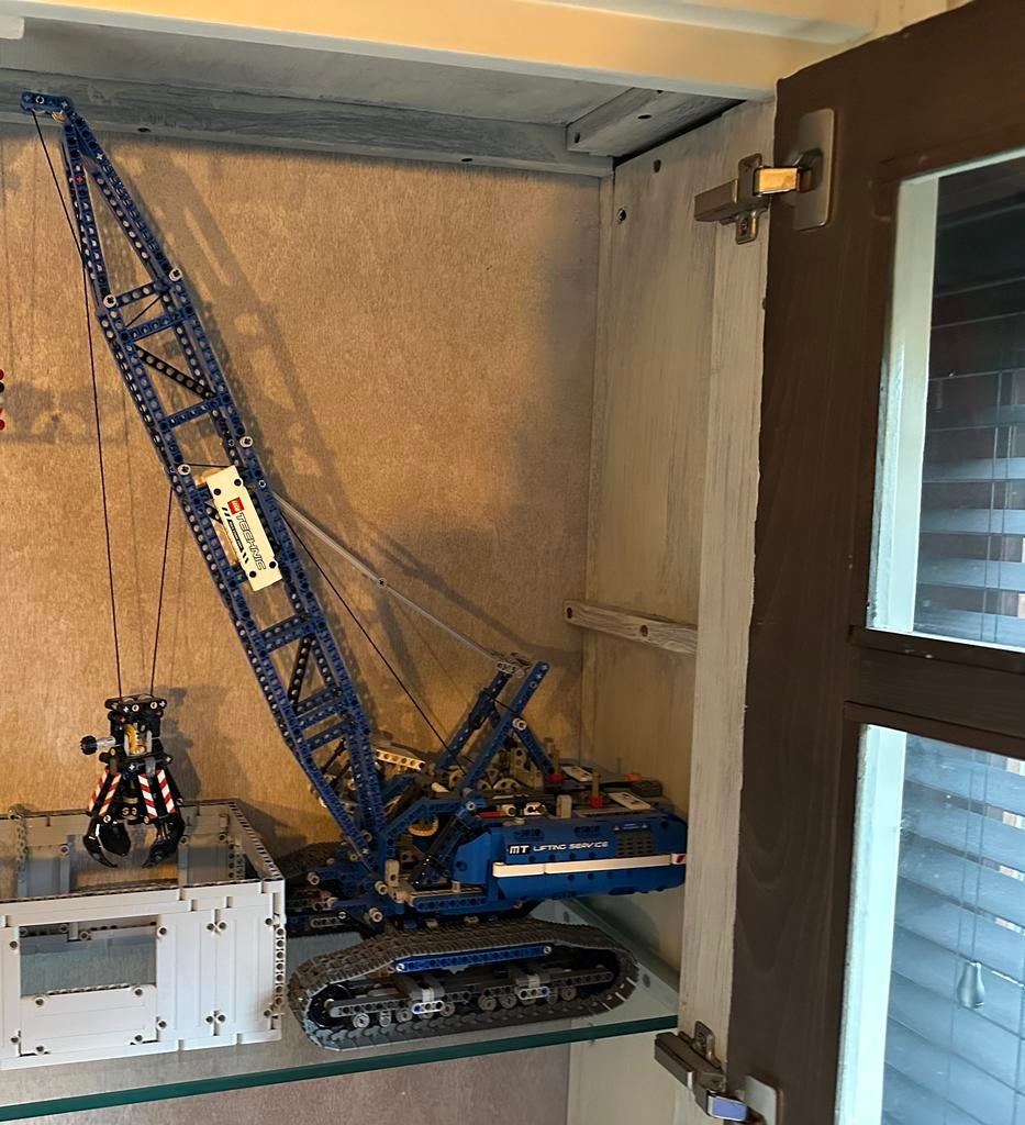 Lego technic Crawler crane 42042, Ophalen, Lego, Zo goed als nieuw, Complete set