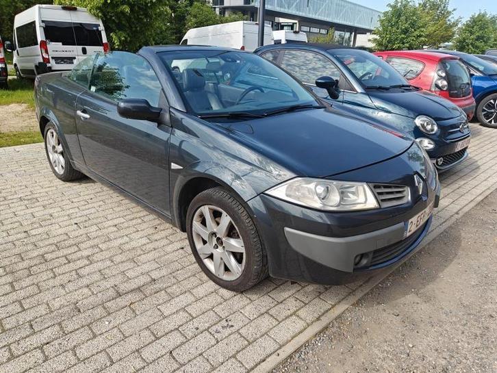 Renault Megane Cabrio 2.0i benzine euro4 bj2007, Autos, Renault, Entreprise, Essence, Euro 4, Cabriolet, Bleu, Cuir, Enlèvement
