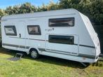 7 persoons caravan Dethleffs 525 Mover, voortent, fietsenrek, Caravans en Kamperen, Caravans, Schokbreker, Bedrijf, Meer dan 6