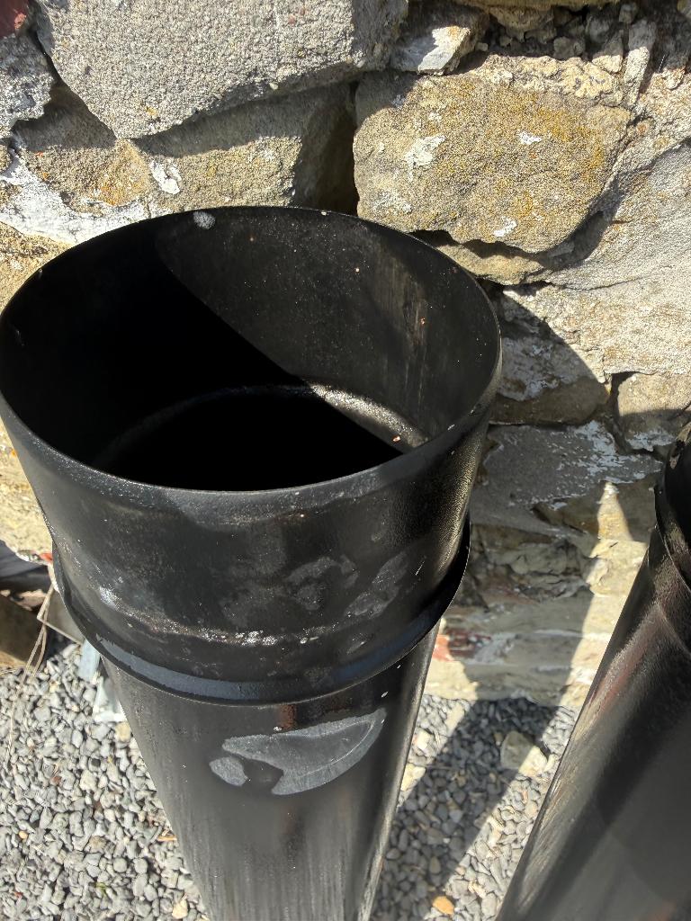 Tuyaux cheminée pellet, Ophalen, Gebruikt, Minder dan 20 mm, Minder dan 2 meter