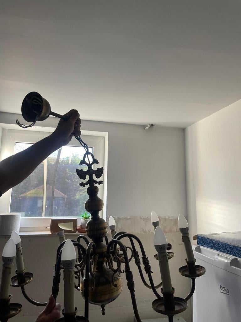 Kroonluchter 2x, Huis en Inrichting, Lampen | Kroonluchters, Ophalen