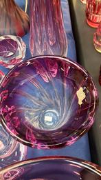 Vase rose Val Saint Lambert signé, Enlèvement ou Envoi