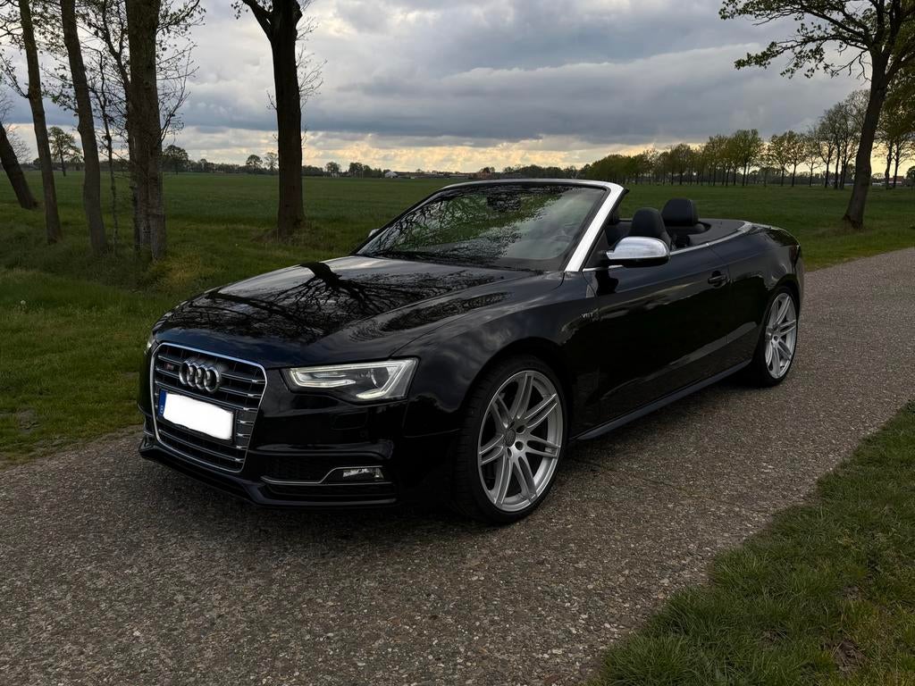 Audi S5 Cabriolet 3.0 V6 TFSI Quattro S5 S tronic, Auto's, Automaat, 4 zetels, 2995 cc, Zwart
