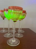 7 glazen Boris uranium glazen VSL, Ophalen of Verzenden