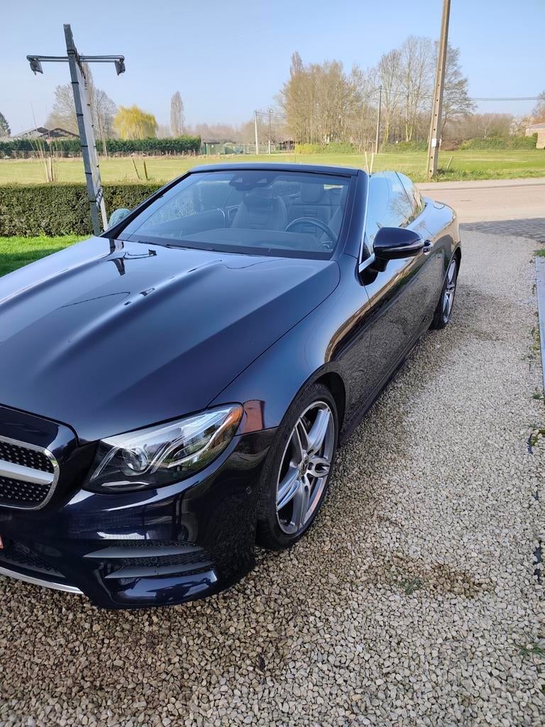 Mercedes cabrio E200, Auto's, Mercedes-Benz, Achterwielaandrijving, Cabriolet, Blauw, Leder