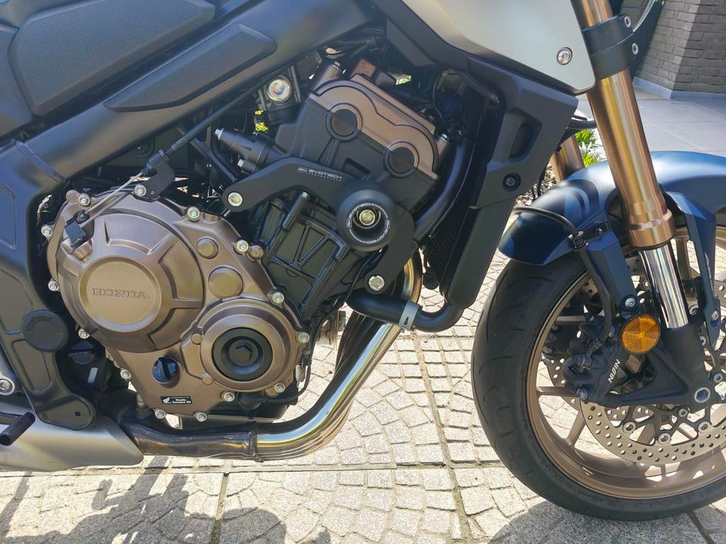 Honda CB650r Mat blue jeans (2021) - prijs bespreekbaar, Motoren, Motoren | Honda, Particulier, Naked bike, meer dan 35 kW, 4 cilinders