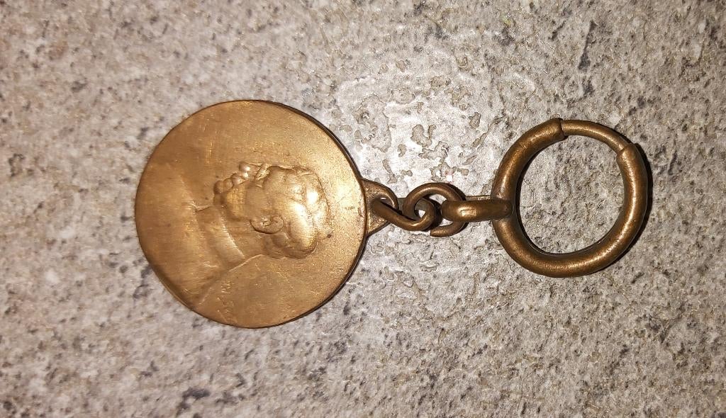 Koning Albert 1 Roi Belgique België Medaille Marche Oorlog, Collections, Rétro, Autres types, Envoi