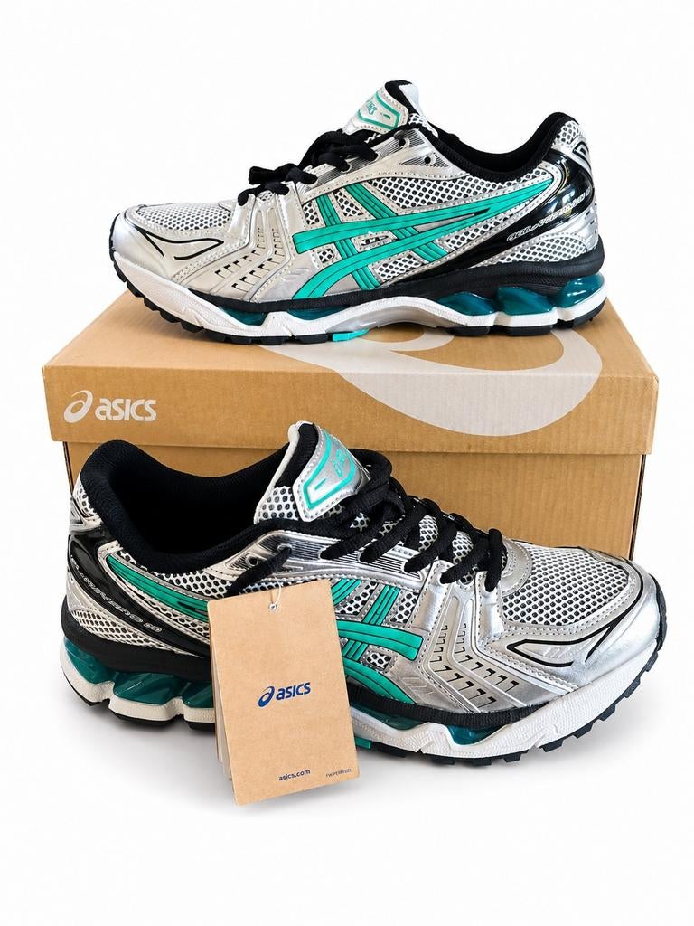 ASICS GEL-KAYANO 14 ZILVERGROEN MAAT 45 NIEUW, Asics