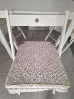 Tafeltje met 3 stoelen. Vierkant 74cm, hoogte 74cm., Enlèvement, Carré