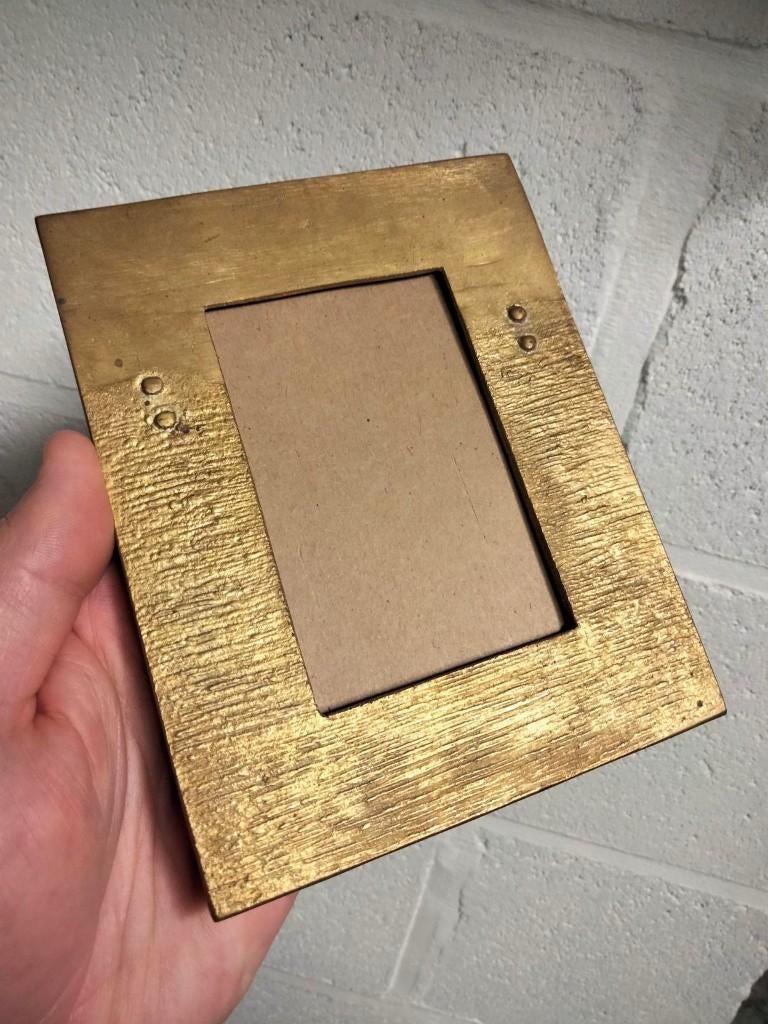 Vintage Brutalist design fotokader, Antiek en Kunst, Kunst | Designobjecten, Ophalen of Verzenden