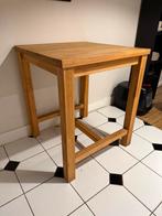 Hoge tafel massief hout, Huis en Inrichting, Ophalen, Zo goed als nieuw