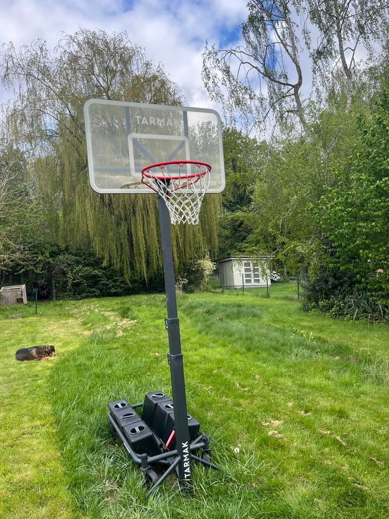 Inklapbare basketbalpaal Decathlon, Sports & Fitness, Basket, Enlèvement, Utilisé, Anneau, Panneau ou Poteau