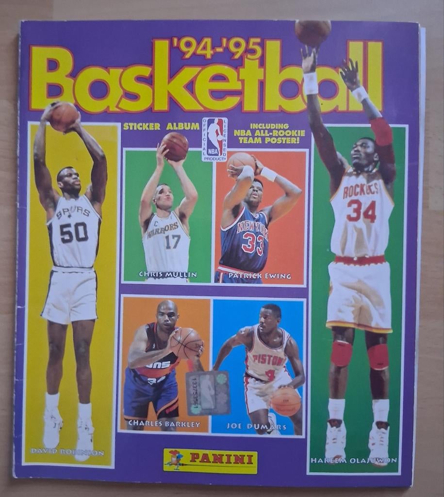 Album nba 94-95 incomplet, Enlèvement