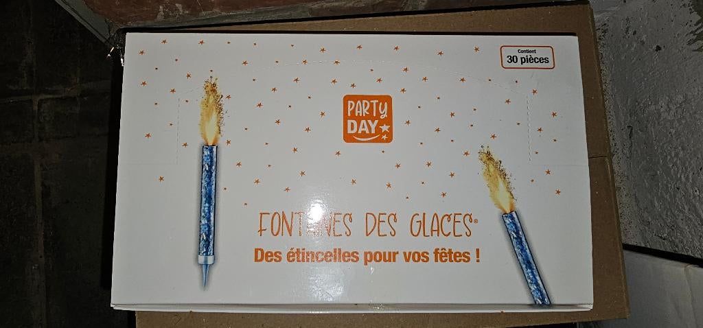 feu d'artifice feu de bengale fontaine, Enlèvement, Neuf