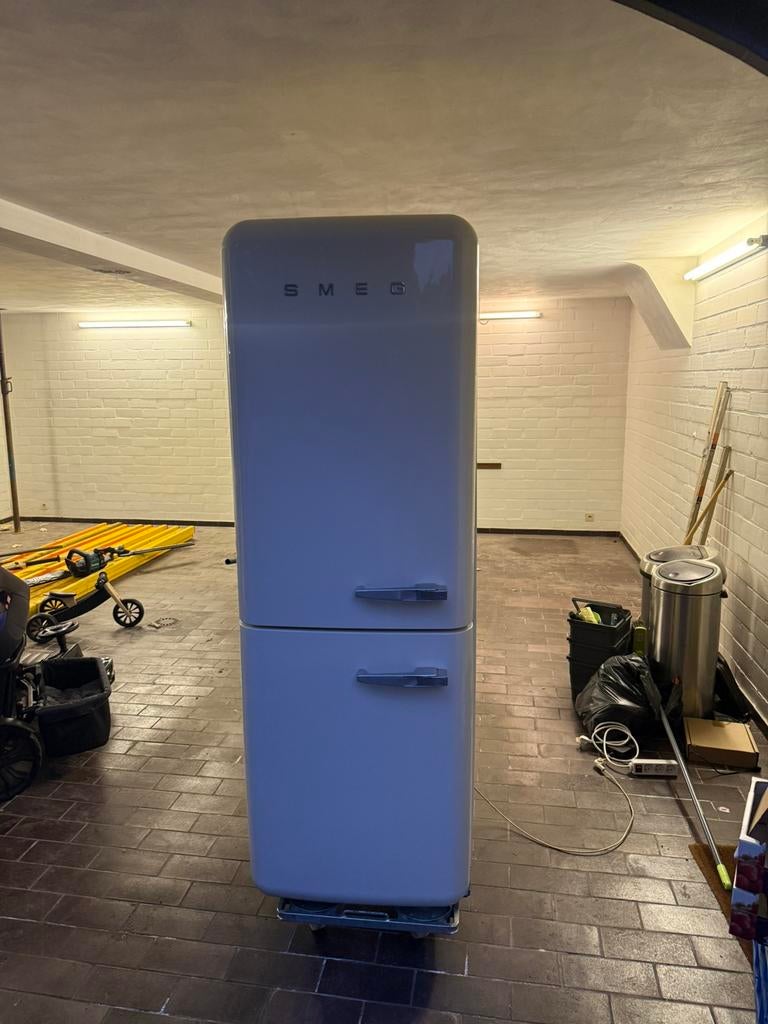 Smeg vintage koelkast, 100 tot 150 liter, Ophalen, Gebruikt, Met aparte vriezer