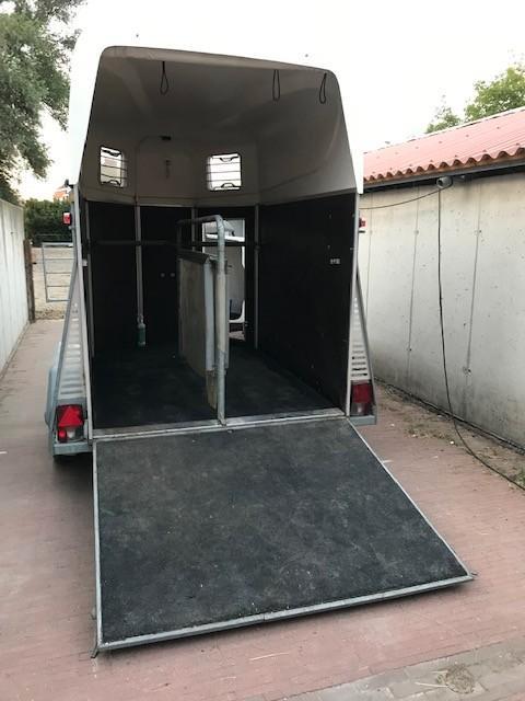Busje voor 2 paarden, Dieren en Toebehoren, Paarden en Pony's | Trailers en Aanhangwagens, Gebruikt, 2-paards trailer, Hout, Ophalen