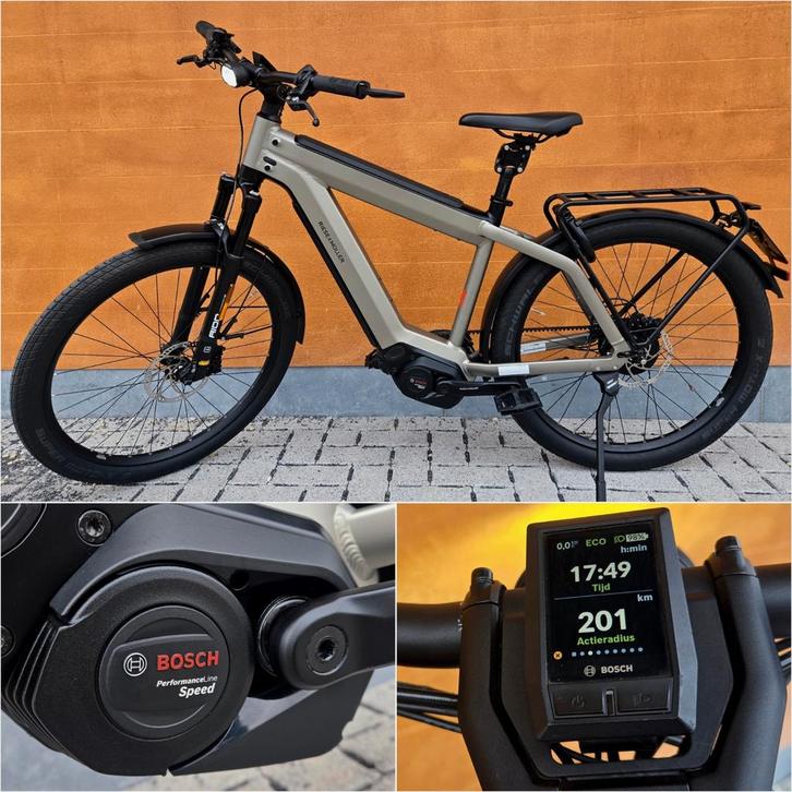 R&M Supercharger2 GT Vario HS Kiox 49Cm 1000Wh speedpedelec, Fietsen en Brommers, Elektrische fietsen, Zo goed als nieuw, Riese & Müller