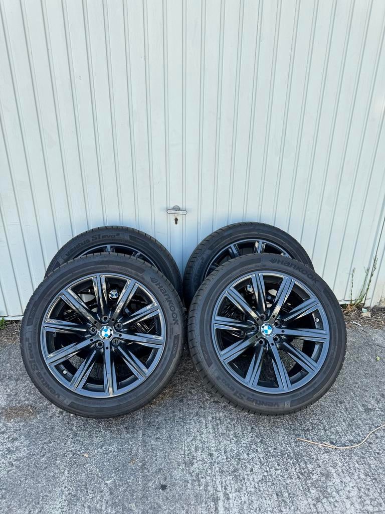 Originele BMW G30/G31 Velgen met Zeer Goede Banden, Ophalen, 18 inch, Banden en Velgen, Personenwagen