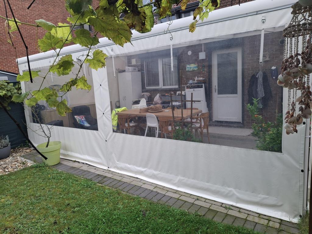 Veranda zeil, Ophalen, Zo goed als nieuw, Veranda