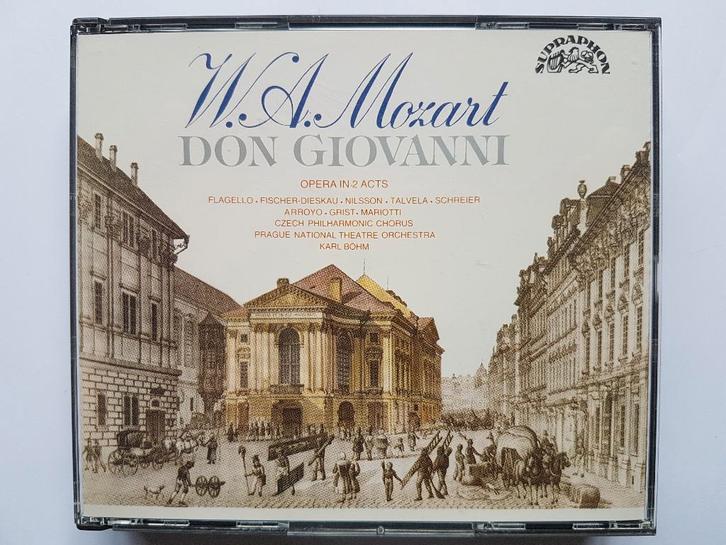 Mozart Don Giovanni Opera in 2 bedrijven (3cd's), Cd's en Dvd's, Cd's | Klassiek, Zo goed als nieuw, Opera of Operette, Classicisme