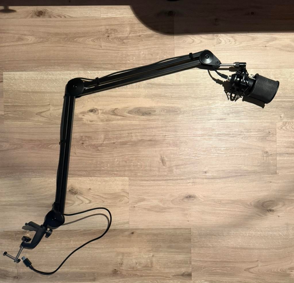 Trust GXT 252+ microfoon, Musique & Instruments, Microphones, Utilisé, Micro studio, Enlèvement