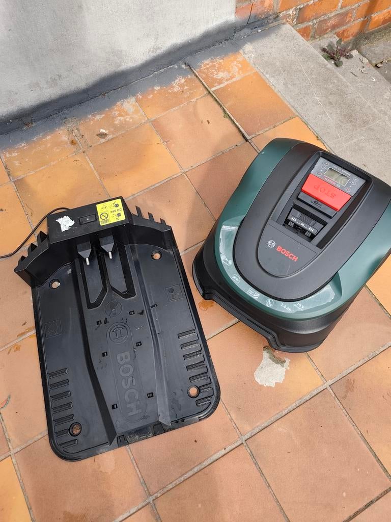 Robot tondeuse bosch, Ophalen