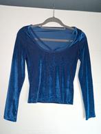 Top côtelé bleu S, Vêtements | Femmes, Tops, Taille 36 (S), Comme neuf, Manches longues, Bleu