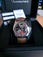 Hamilton jazzmaster automatic, Ophalen of Verzenden, Zo goed als nieuw, Staal, Leer