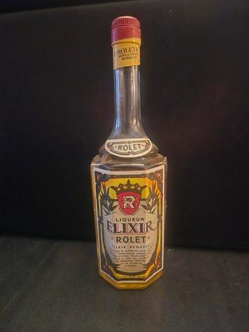 Vintage fles elixer Rolet jaren 60 beschikbaar voor biedingen
