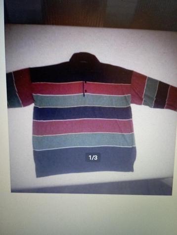E. Andrini poloshirt met lange mouwen voor heren, maat L. beschikbaar voor biedingen