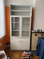 2 Vitrine - of bibliotheekkasten + 2 zetels, Ophalen, Gebruikt